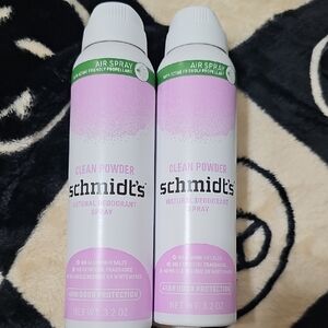Schmidt's Clean Powder Natural Deodorant Spray - Light Pink